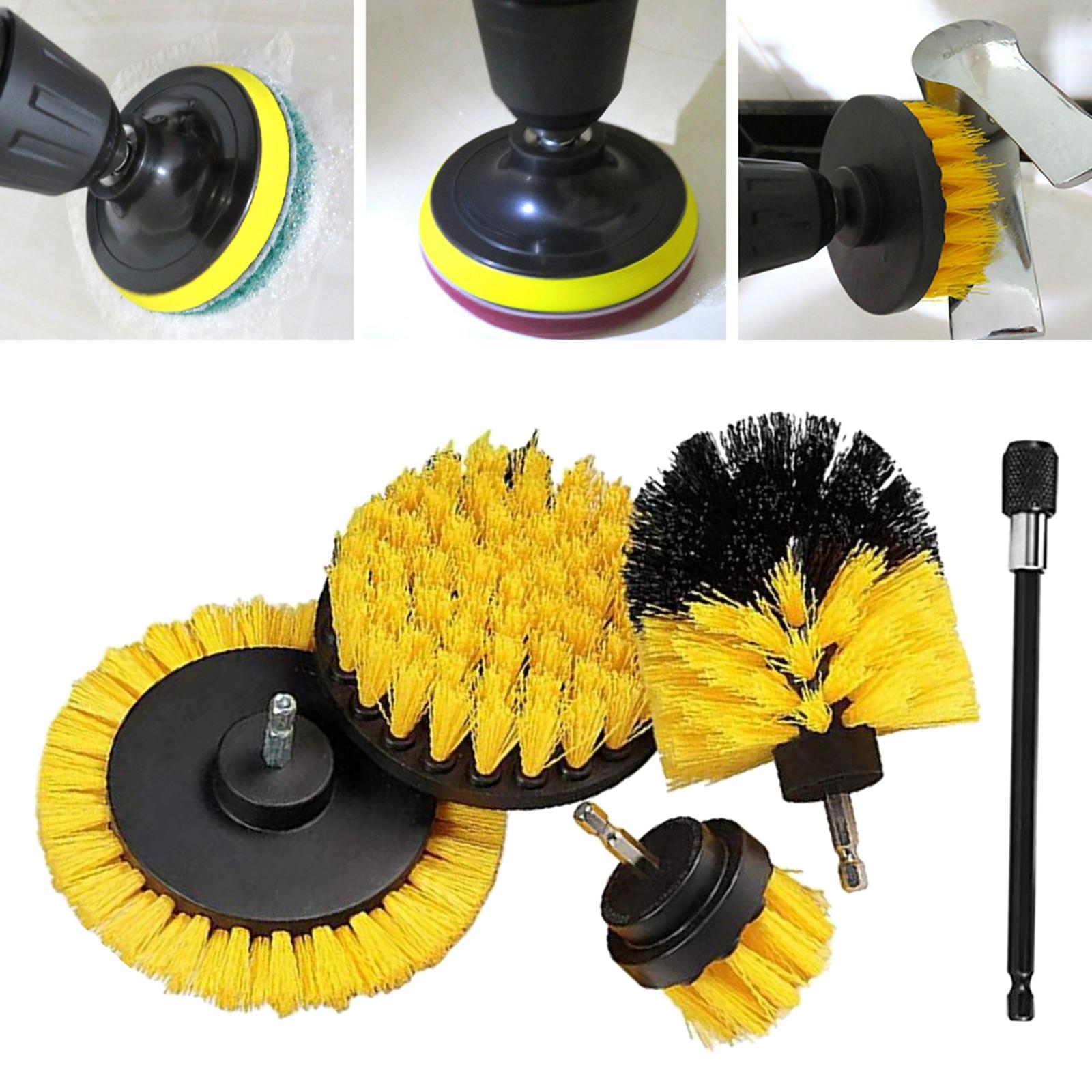 Drill Brush Attachment Set Power Scrubber Cleaning Kit