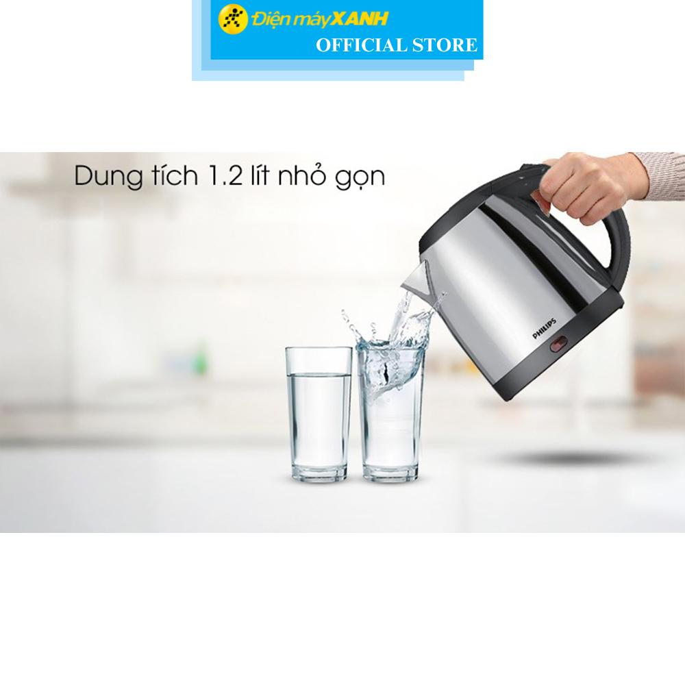 Bình đun siêu tốc Philips 1.2 lít HD9303 - Hàng Chính Hãng