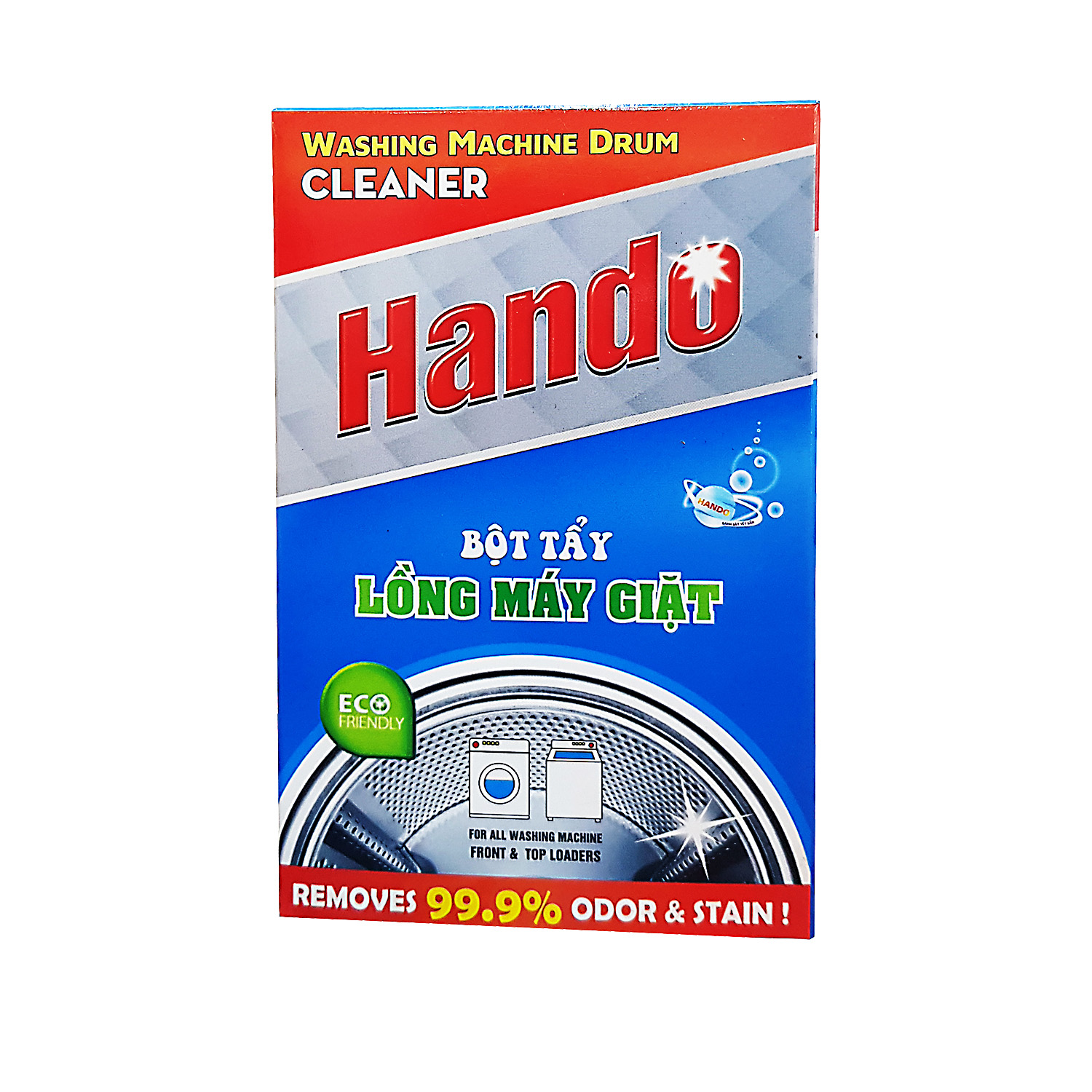 Hộp bột tẩy vệ sinh lồng máy giặt Hando 200g (Hộp 2 x 100g)