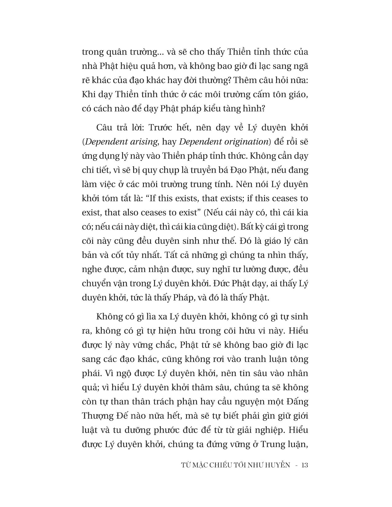 Từ Mặc Chiếu Tới Như Huyễn