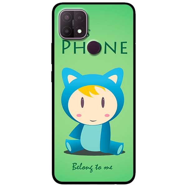 Ốp lưng dành cho Oppo A15 - A15s mẫu Mèo Xanh