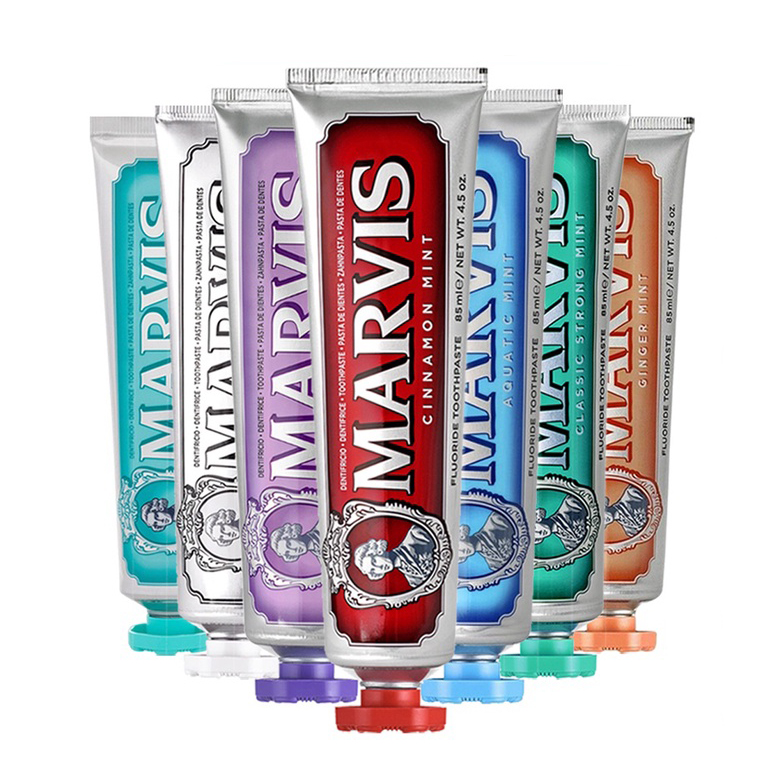 Kem đánh răng Marvis Toothpaste tuýp 25ml Italy 7 hương vị classic