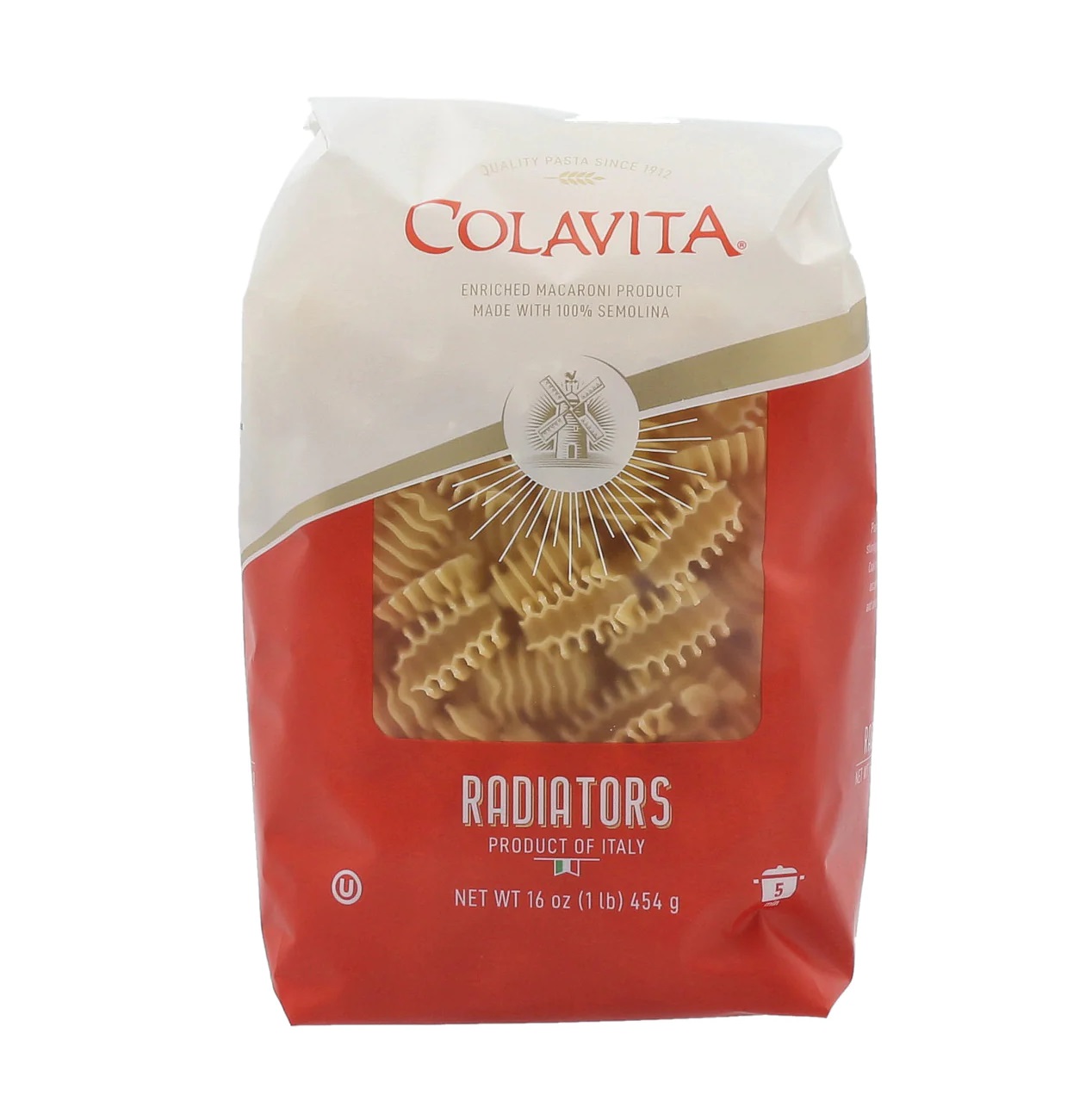 Mì Ý Radiators Colavita Radiators Pasta With Durum Wheat Semolina