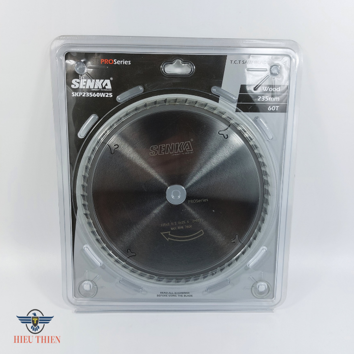 Lưỡi cắt gỗ hợp kim 235mm 60 răng SENKA