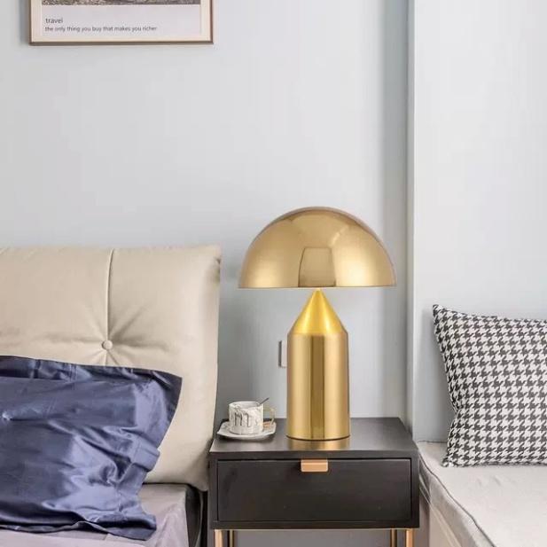 Luxury bóng đèn để bàn tô điểm B131-Vàng, đèn đầu gường, đèn decor, bóng đèn để bàn phòng khách