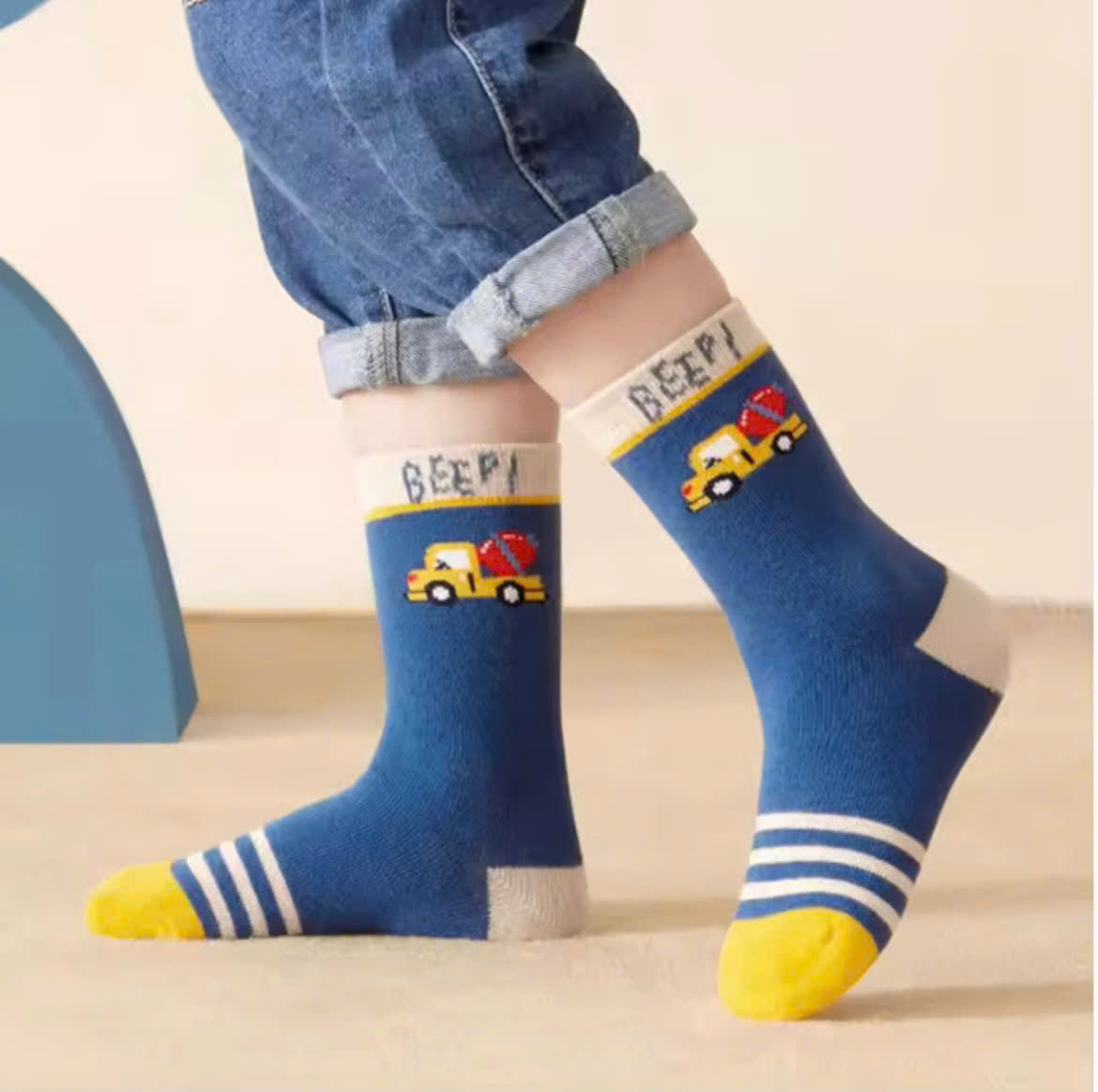 SET 5 ĐÔI TẤT VỚ XANH 02 DỄ THƯƠNG TỪ 1-12 TUỔI DÀNH CHO BÉ TRAI BÉ GÁI