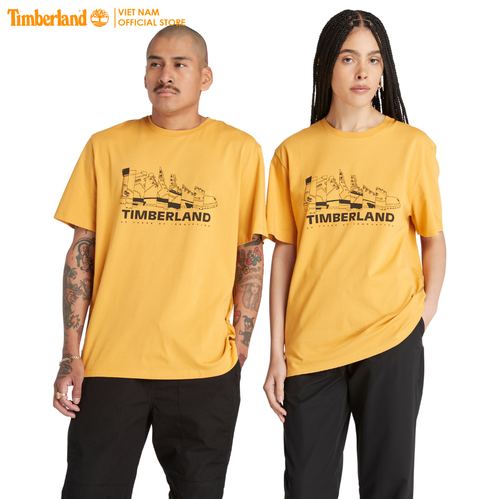 Timberland Áo Thun All Gender Front Spliced Boots Graphic Tee TB0A27YF01