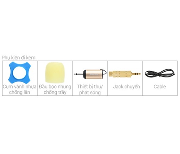 Cặp micro không dây Zenbos MZ-216 kết nối 50m(Hàng Chính Hãng)