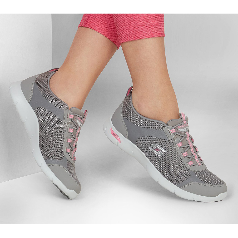 Skechers Nữ Giày Thể Thao Sport Active Arch Fit Refine - 104165-GYPK