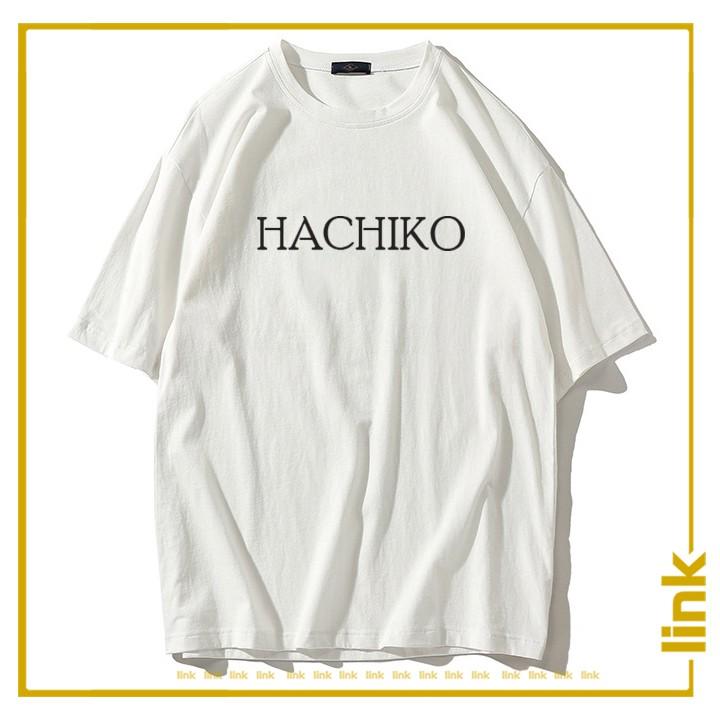Áo thun tay lỡ HACHIKO dáng rộng unisex