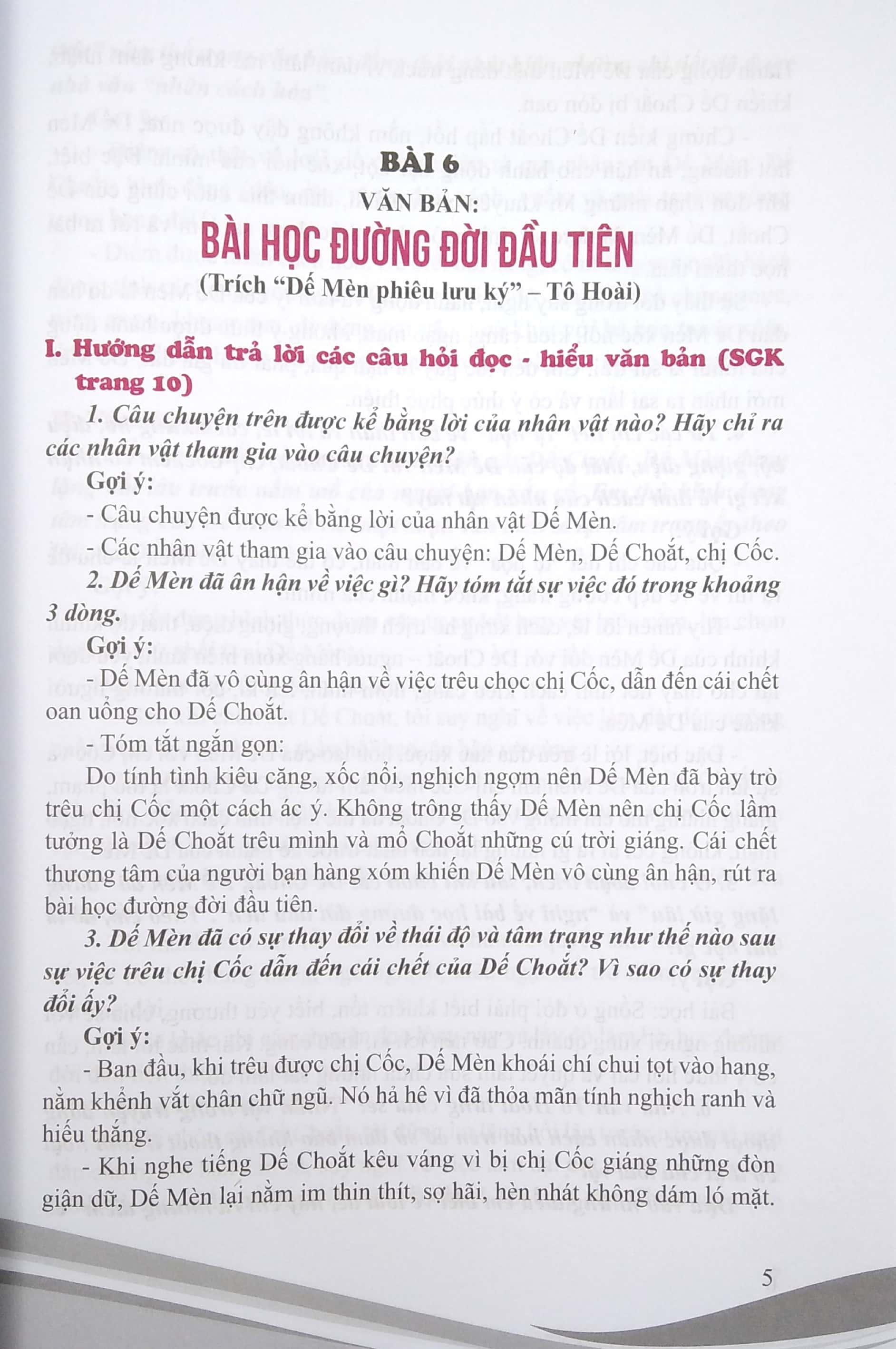 Học Tốt Ngữ Văn Lớp 6 - Tập 2