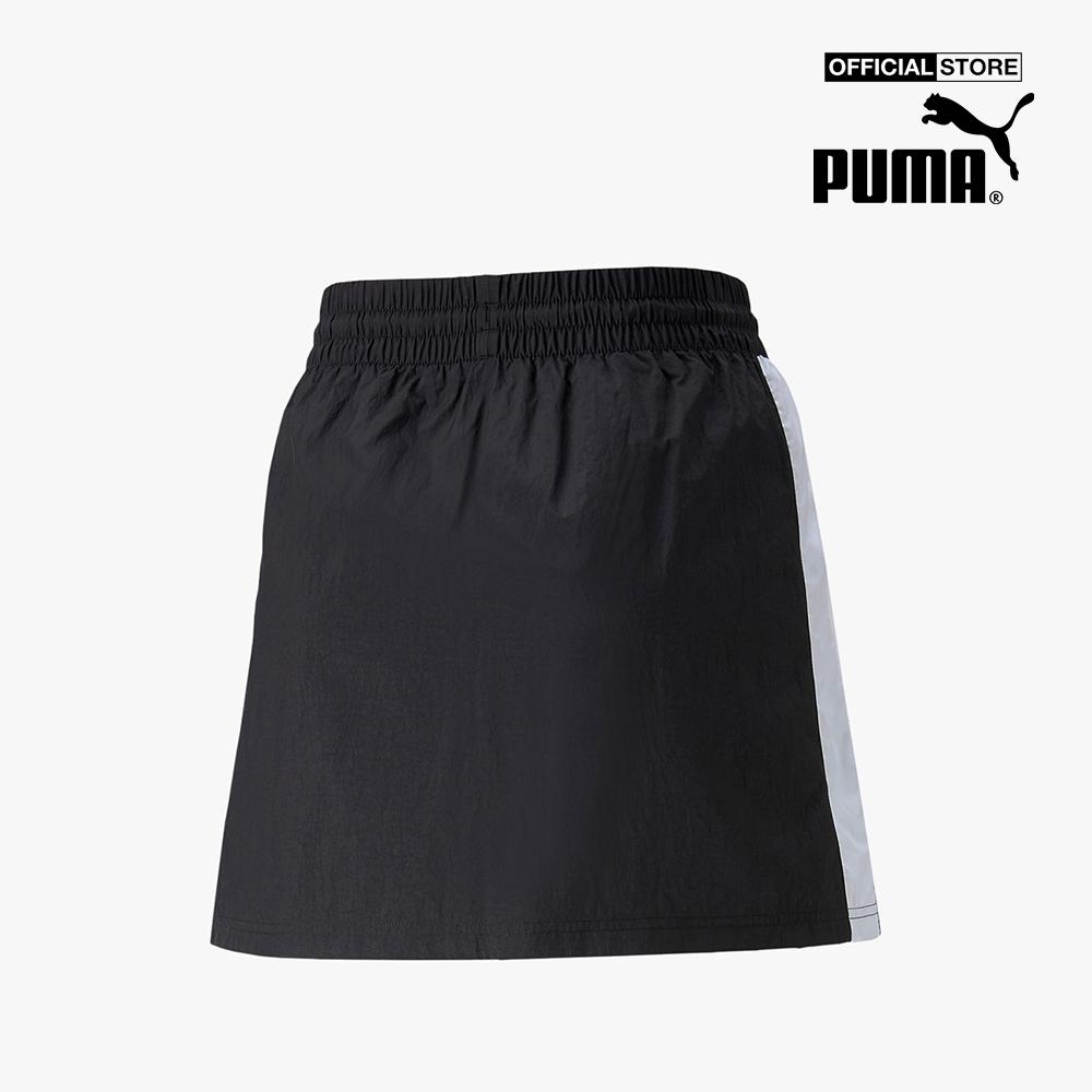 PUMA - Chân váy mini thể thao lưng thun T7 Woven 533523