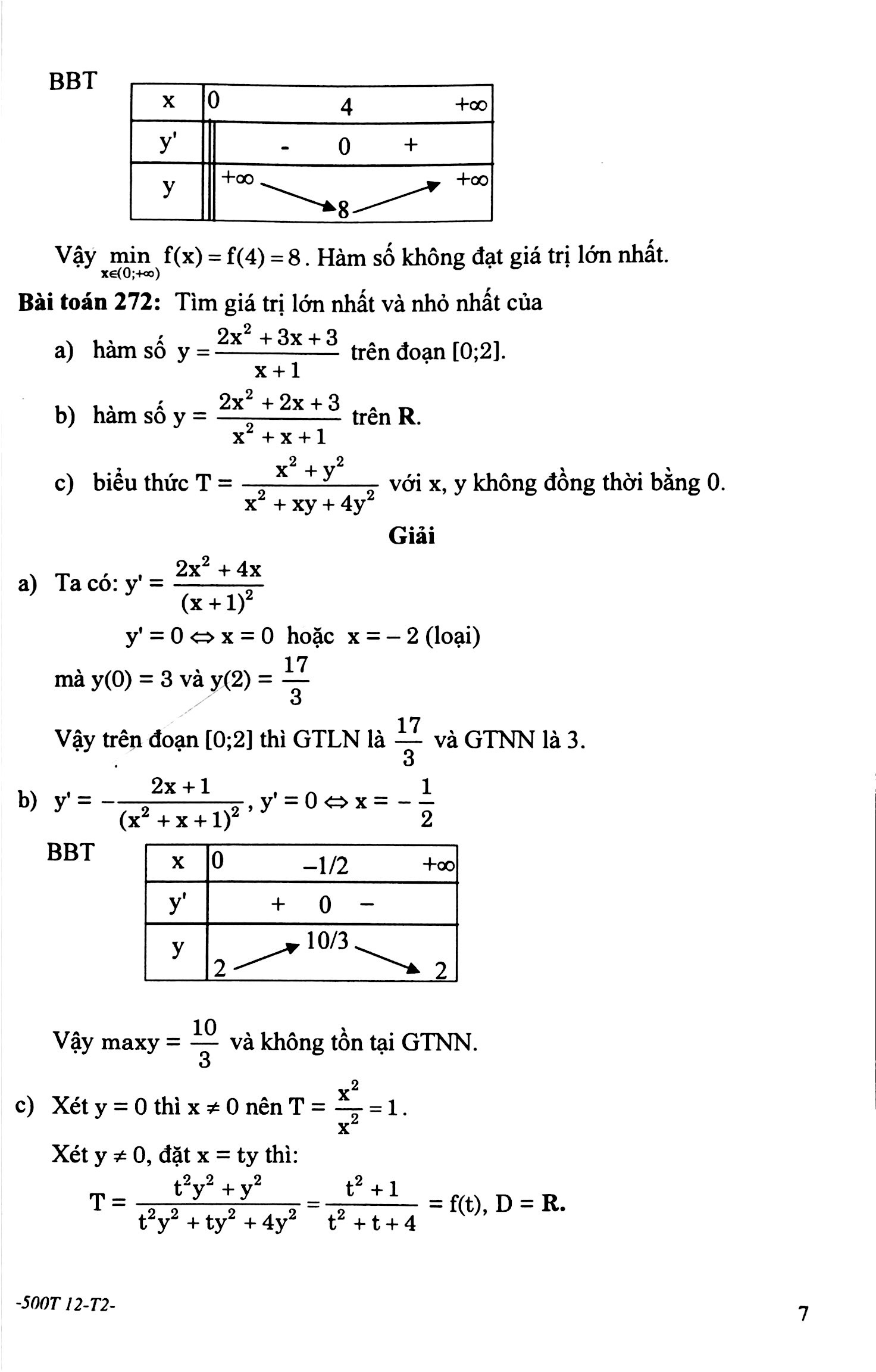 500 Bài Toán Chọn Lọc Giải Tích Hình Học 12 T2