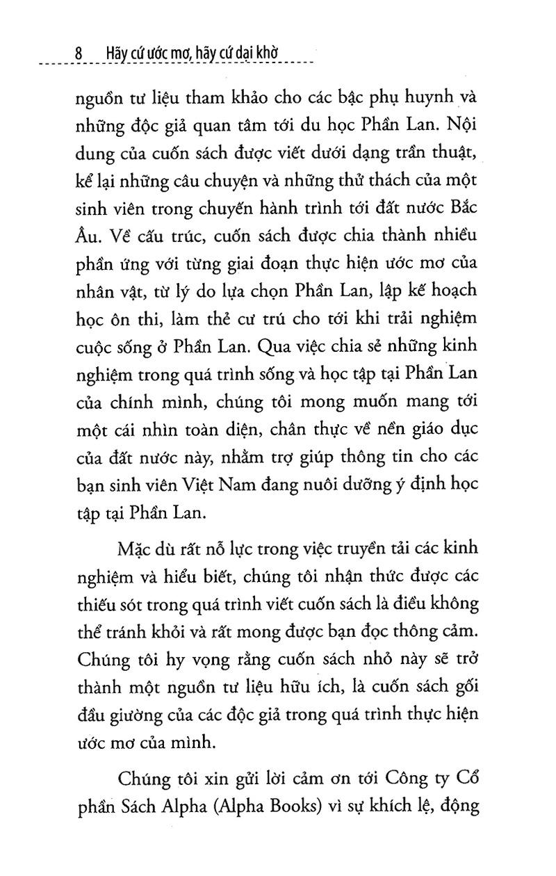 Hãy Cứ Ước Mơ, Hãy Cứ Dại Khờ