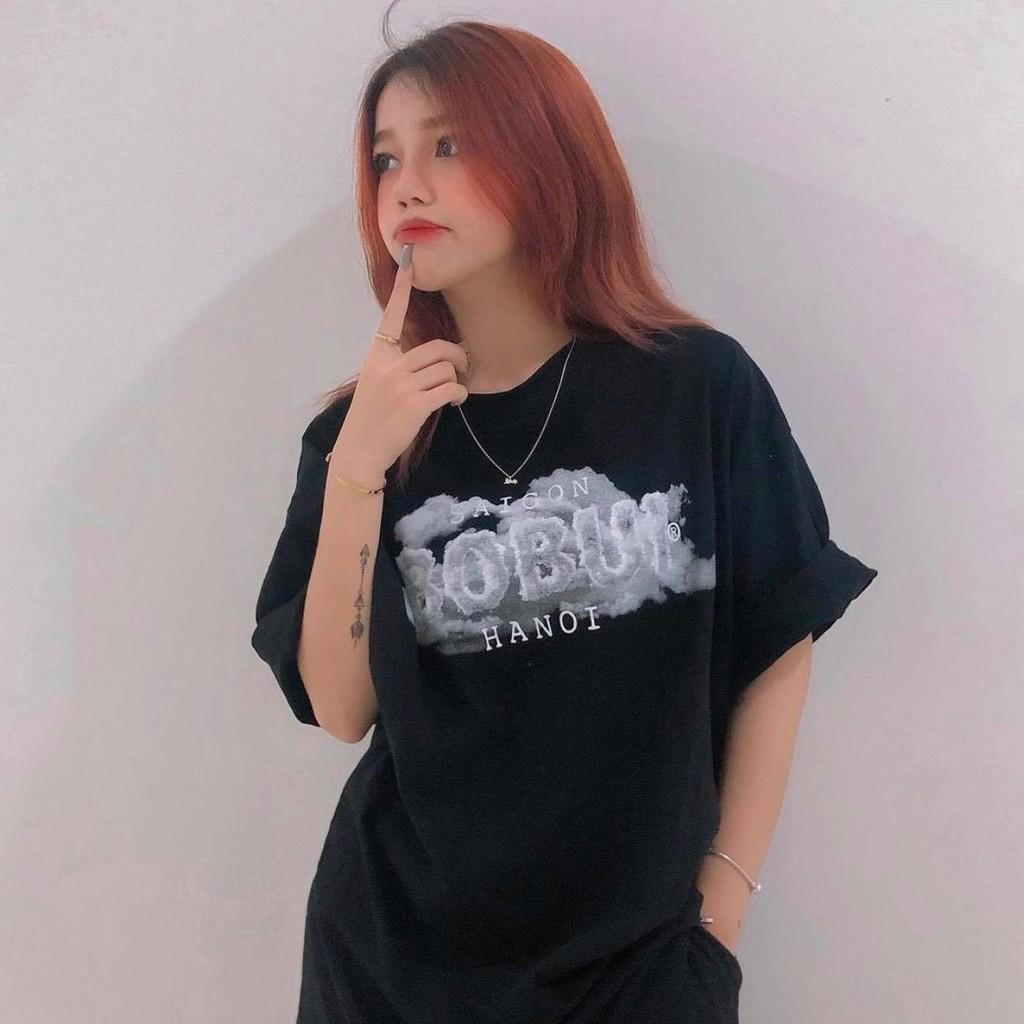 Áo thun tay lỡ Unisex aossi , áo phong form rộng , BoBui MÂY