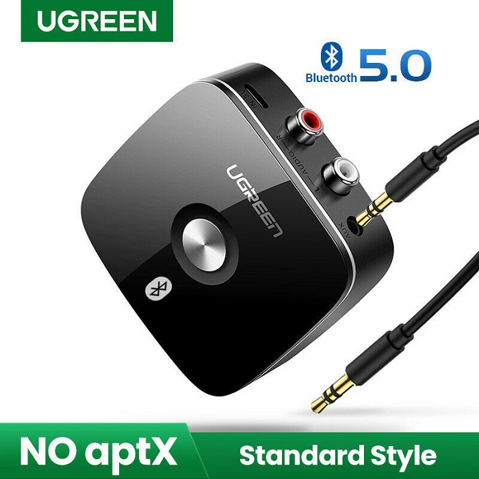 Thiết Bị Nhận Bluetooth 5.0 Music Receiver Ugreen UG-30445 (Dùng cho Loa+Amply) - Hàng Chính Hãng