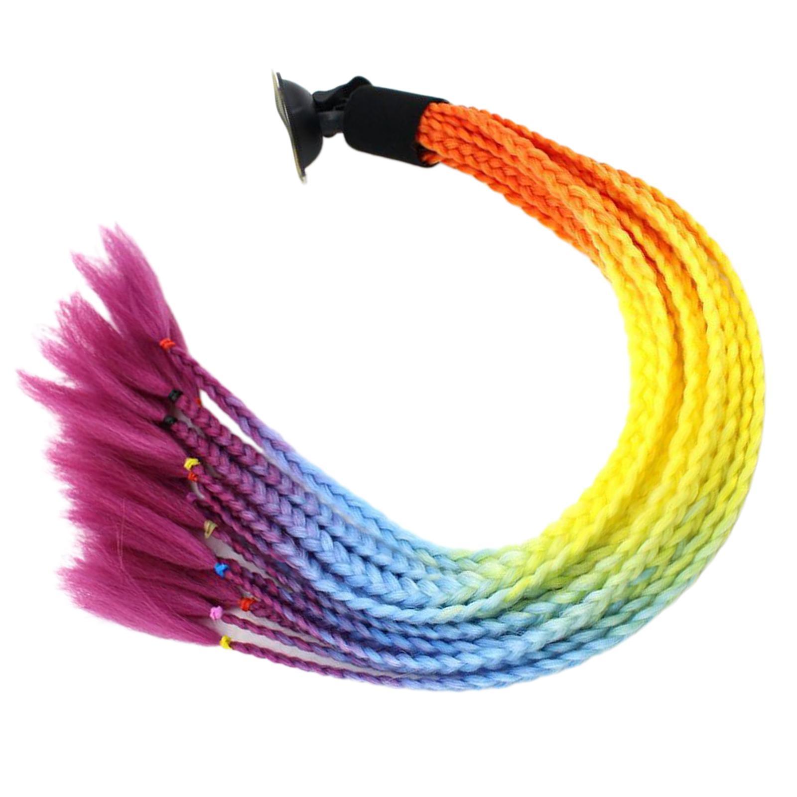 2x 55cm Gradient Ponytail for Motorcycle