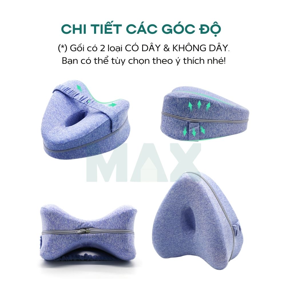 Gối kẹp chân chuẩn y tế giúp cải thiện lưu thông máu giảm tê mỏi chân dùng cho phụ nữ mang thai, người lớn tuổi