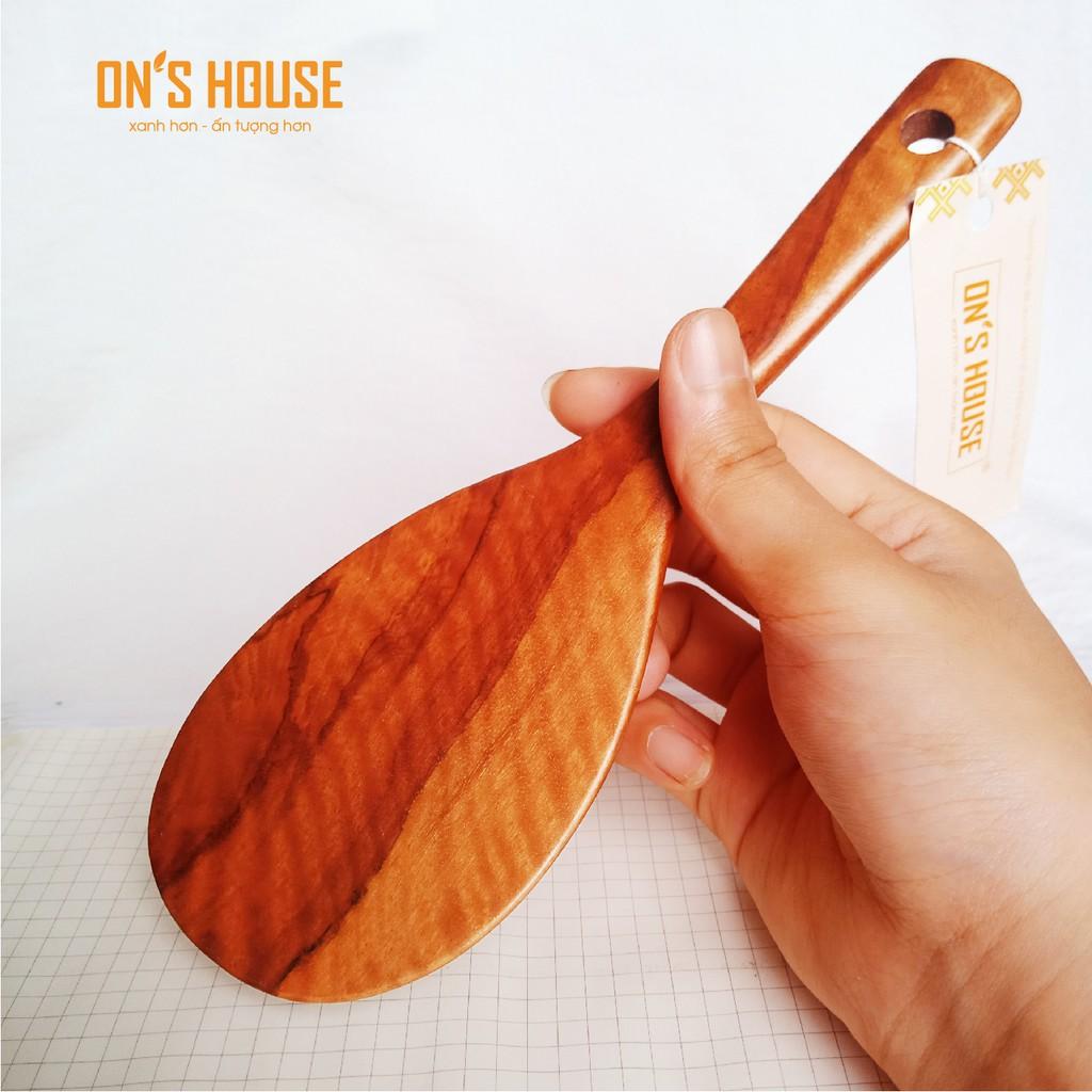 Muôi Múc Cơm Gỗ Tiện Lợi Bền Đẹp - Hàng Chính Hãng