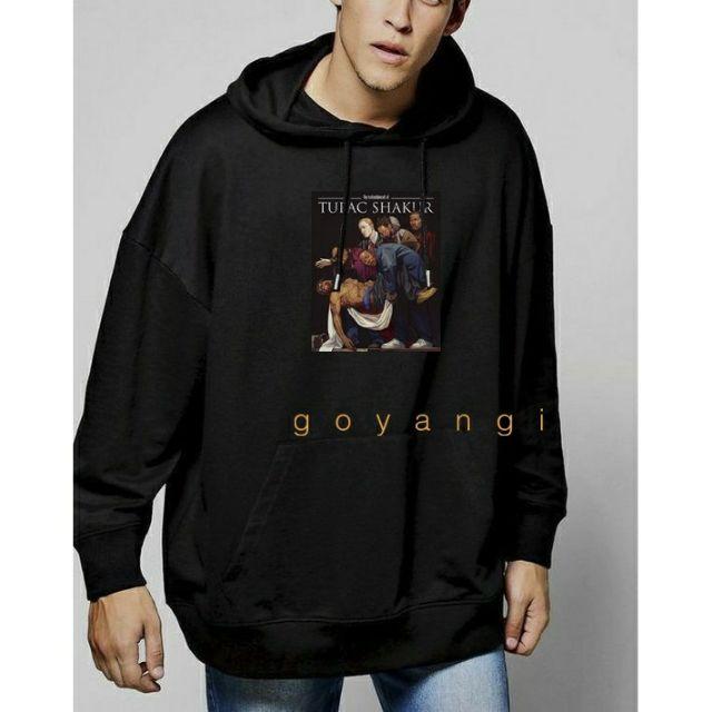 Áo Hoodie 2Pac rest in peace nam nữ unisex form rộng oversize phong cách ulzzang hàn quốc