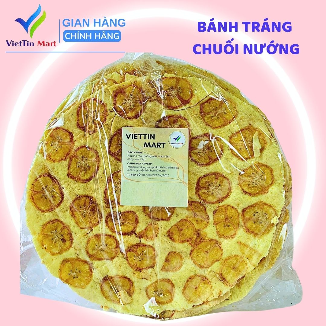 Bánh Tráng Chuối Nướng 230g 5 Cái VietTin Mart