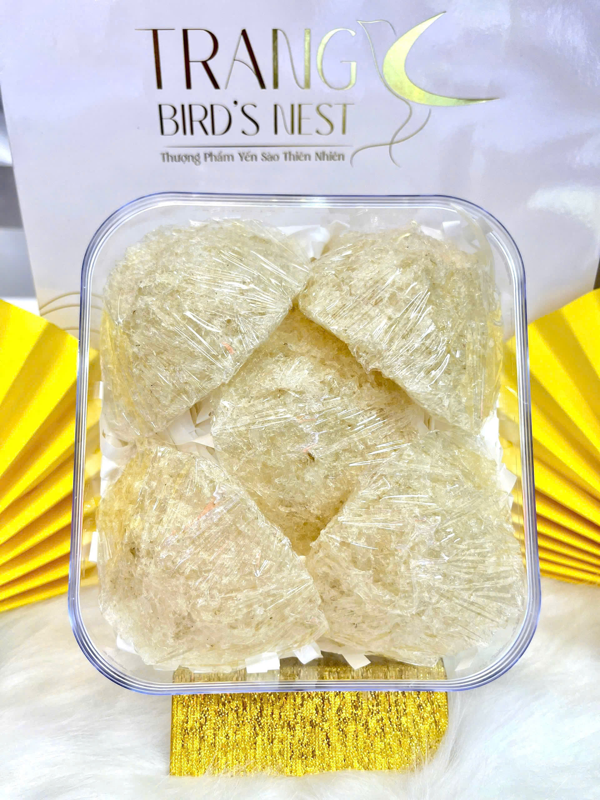 Yến Tinh Chế Sợi Rối [Hộp 50g]-Tăng cường sức khỏe - Tăng đề kháng - Tăng hệ miễn dịch - Giúp ăn ngon - Tốt cho phụ nữ mang thai - Trang bird's nest - Cải thiện giác ngủ - Tăng cường sinh lý