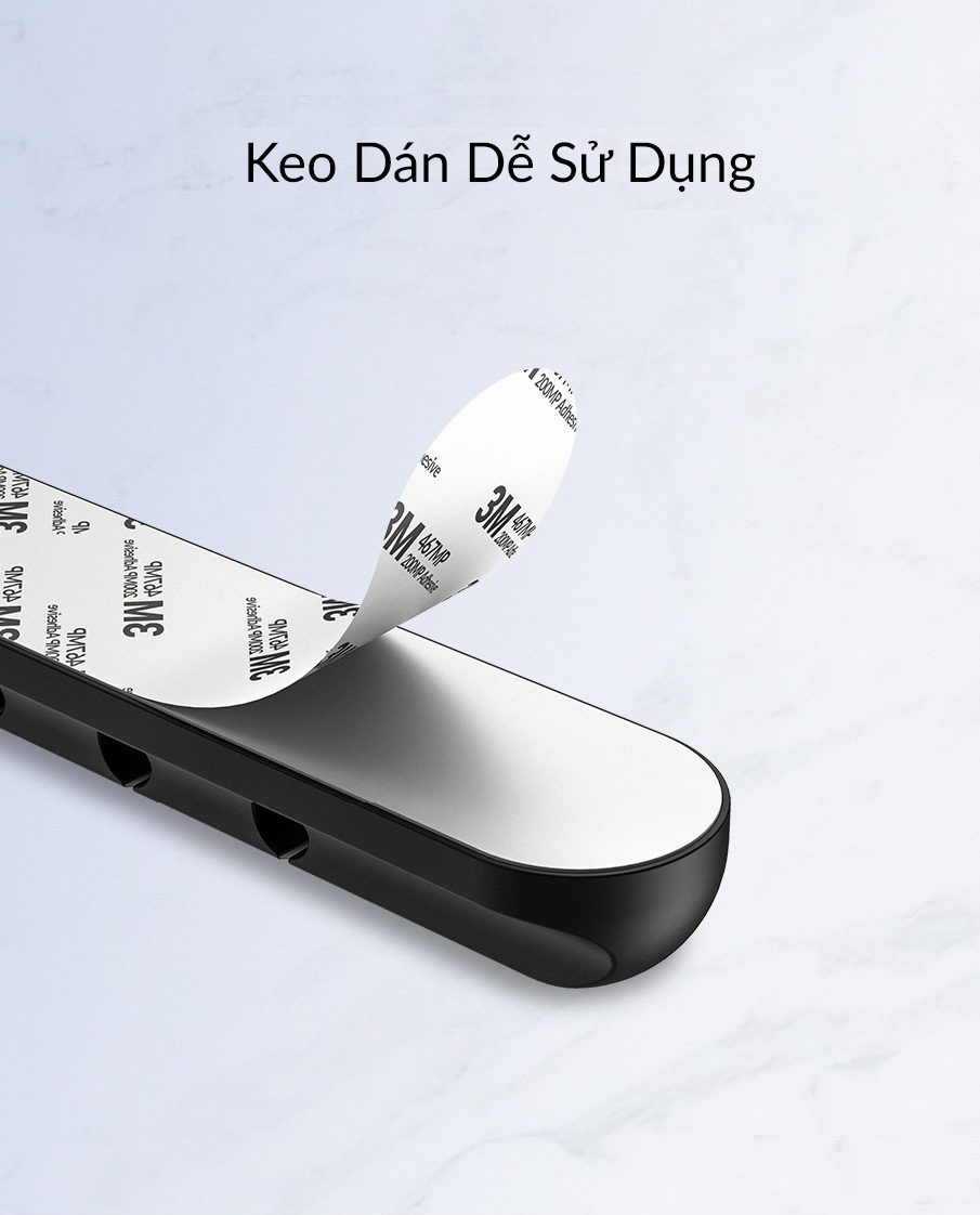 Dụng Cụ Silicon Cố Định Đầu Dây Sạc, Dùng Keo 3M Xịn Giúp Tăng Cường Độ Chắc Chắn Khi Cố Định