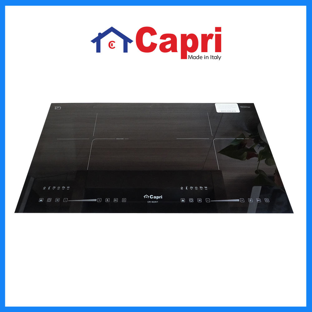 Bếp từ đôi Capri CR-822KT | Hàng chính hãng | Tiết kiệm điện