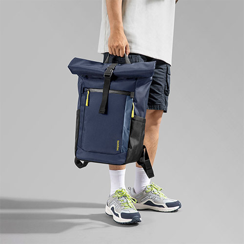 Ba lô Tomtoc Roll Top Travel Commute Casual Daypack Laptop Backpack 16 inch 23L T61M1 - Hàng chính hãng