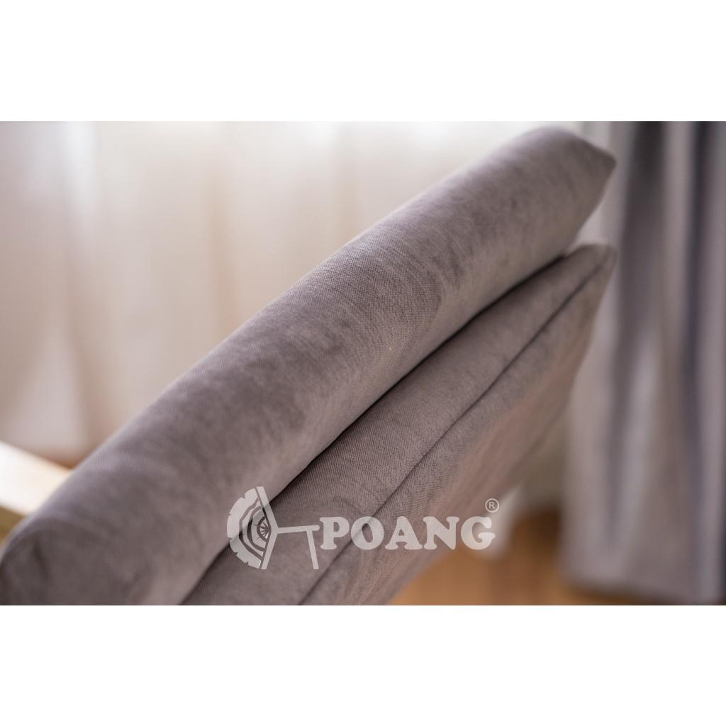 Ghế thư giãn | POANG | plywood óc chó/bạch dương | vải cotton | nâu | R67xS139xC86 cm