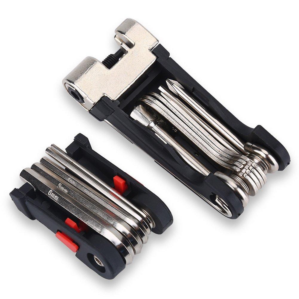 19 Trong 1 xe đạp công cụ đa, công cụ đa chức năng để xe đạp bảo dưỡng xe đạp di động đáng tin cậy, được thiết kế để tồn tại và dễ sử dụng