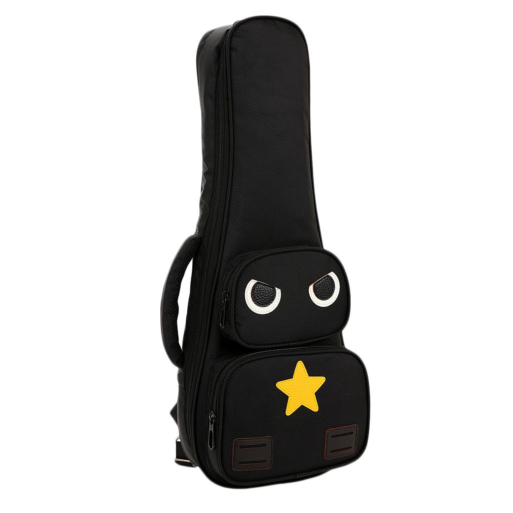 Ukulele Case Small Bass Guitar Bag Soft Cover Gig  Backpack