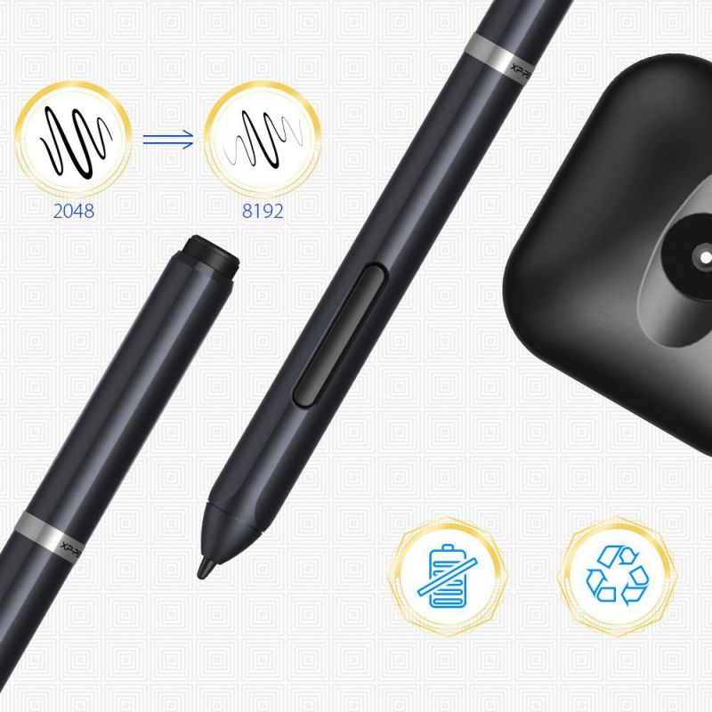Bảng vẽ điện tử XP-Pen Deco 01 6x10 inch lực nhấn 8192 cảm biến 2018 - hàng chính hãng (tặng găng tay họa sĩ)