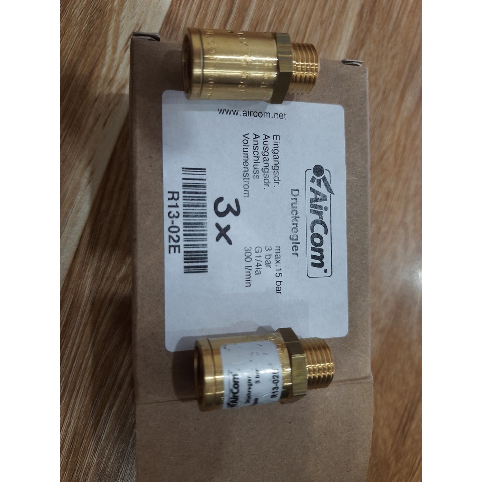 Bộ Điều Chỉnh Áp Suất Aircom Pressure Regulator R13-02E Origin: Germany