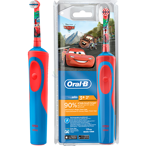 Bàn chải điện trẻ em Oral-B Vitality Kid Disney Car D12 - Hàng chính hãng