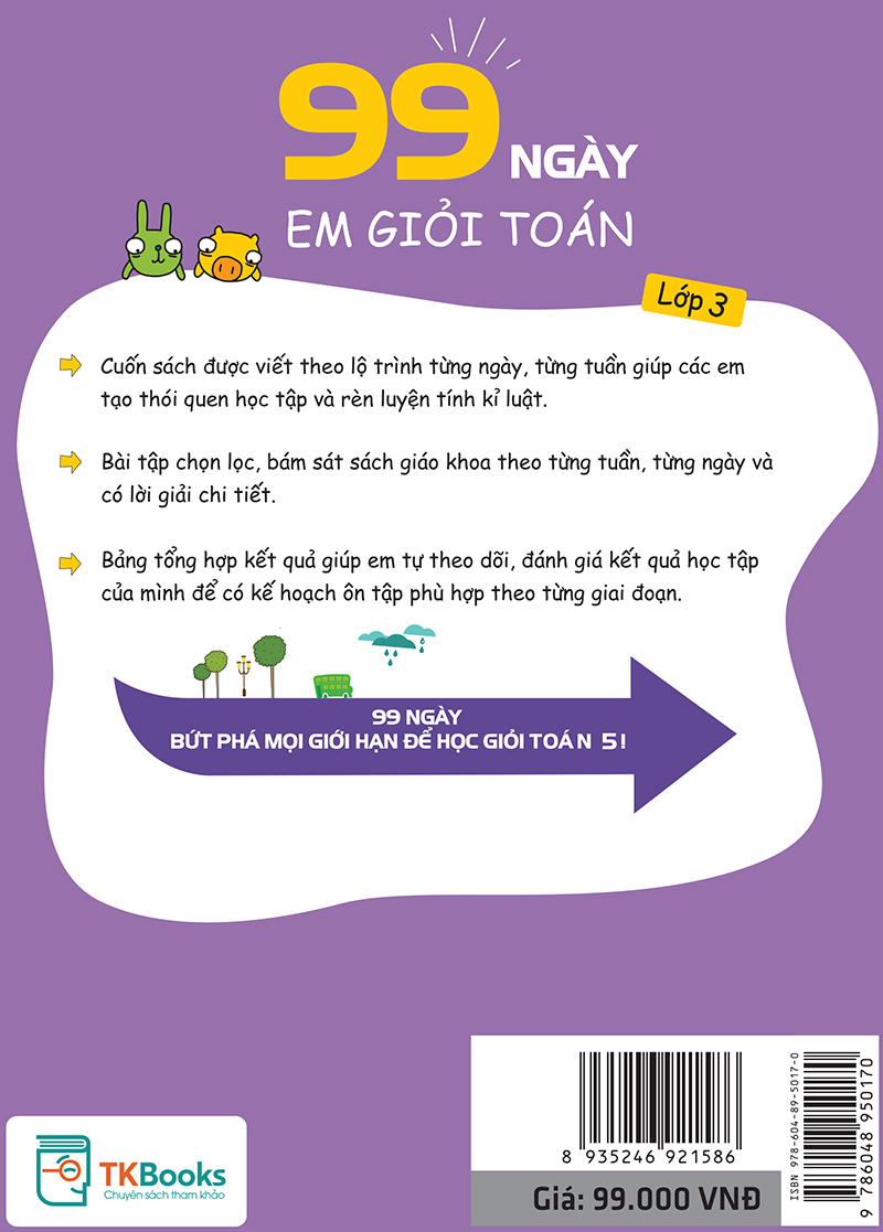 99 Ngày Em Giỏi Toán Lớp 3 ( tặng kèm bookmark )