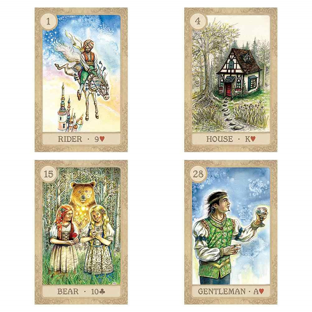 Bài Oracle Fairy Tale Lenormand 38 Lá Bài Tặng File Tiếng Anh Và Đá Thanh Tẩy