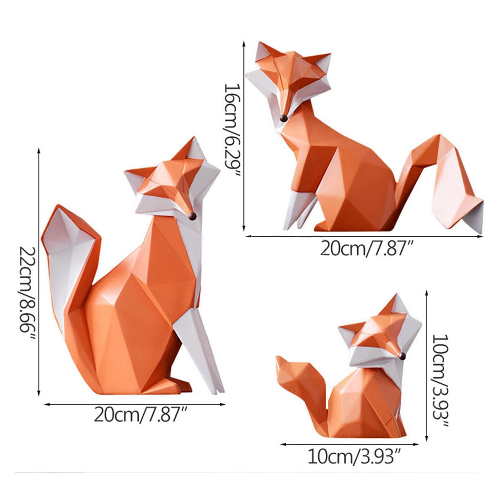 Animal Statue Garden Home Decor Ornament Miniature Figurines S