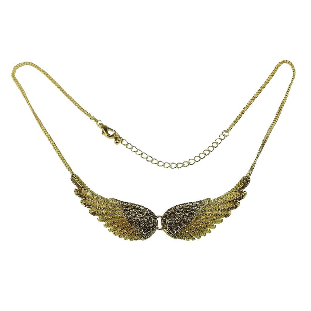 Vantage Angle Wings Necklace Wings Choker Pendant Women Fashion Jewelry