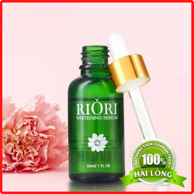 Serum Dưỡng Trắng Da RIORI Whitening Serum 30ml - Tinh Chất Ngăn Ngừa Lão Hóa, Se Khít Lỗ Chân Lông, Mờ Nám Thâm Sạm
