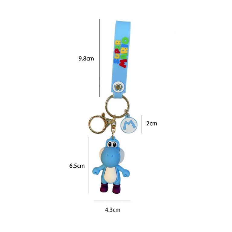 Móc chìa khóa supper Mario khủng long - Phụ kiện túi xách balo quà lưu niệm
