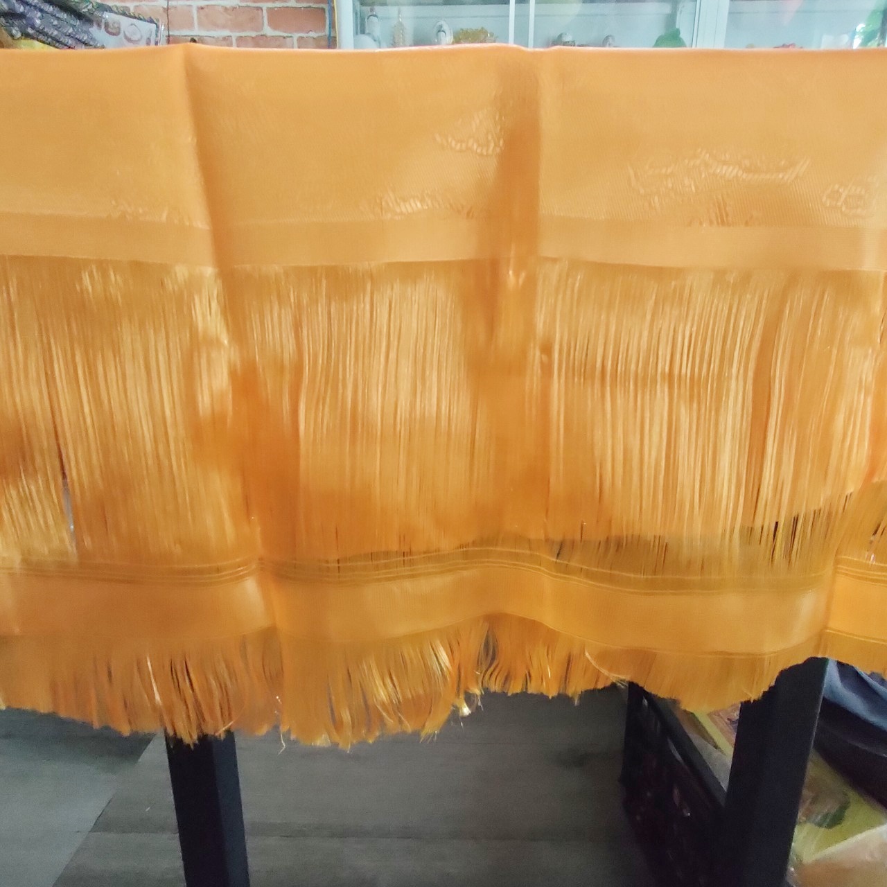 Thảm khăn trãi bàn 230cm*45cm hoạ tiết rồng phượng