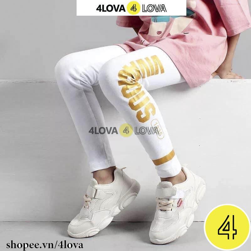 Quần legging nữ 4LOVA vải thun dáng ôm tôn dáng, co giãn 4 chiều