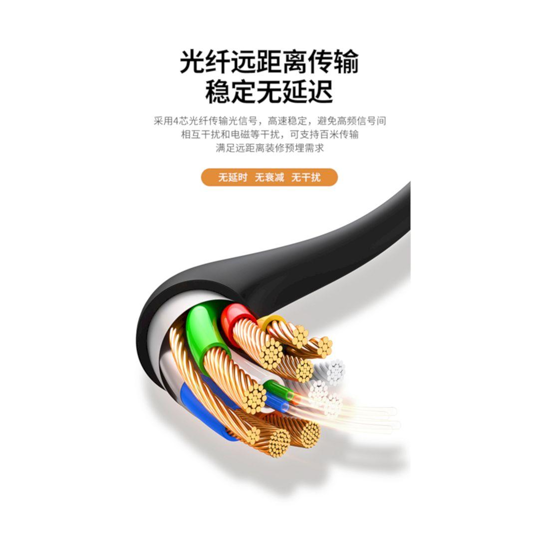 Ugreen UG80406HD141TK 10M 2.1 Sợi Quang Hỗ Trợ 8K@60Hz HDR EARC Cao Cấp - HÀNG CHÍNH HÃNG