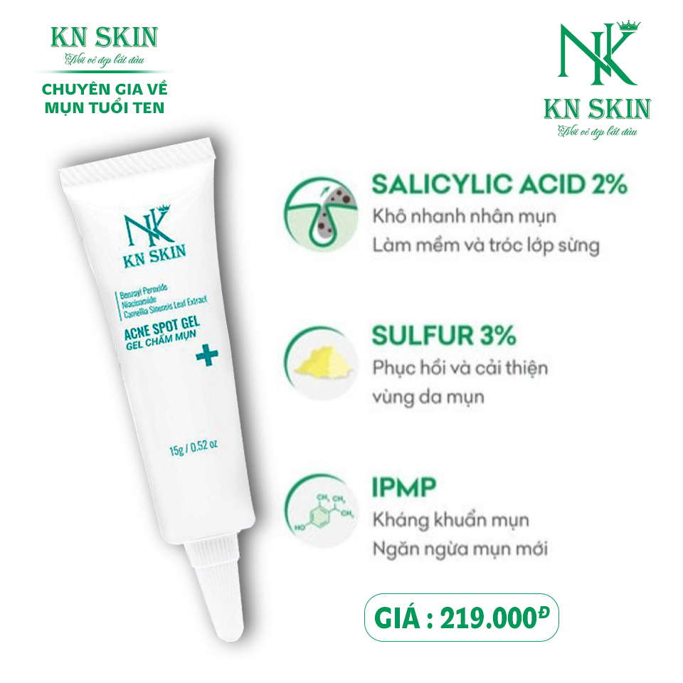 GEL CHẤM MỤN KN SKIN 