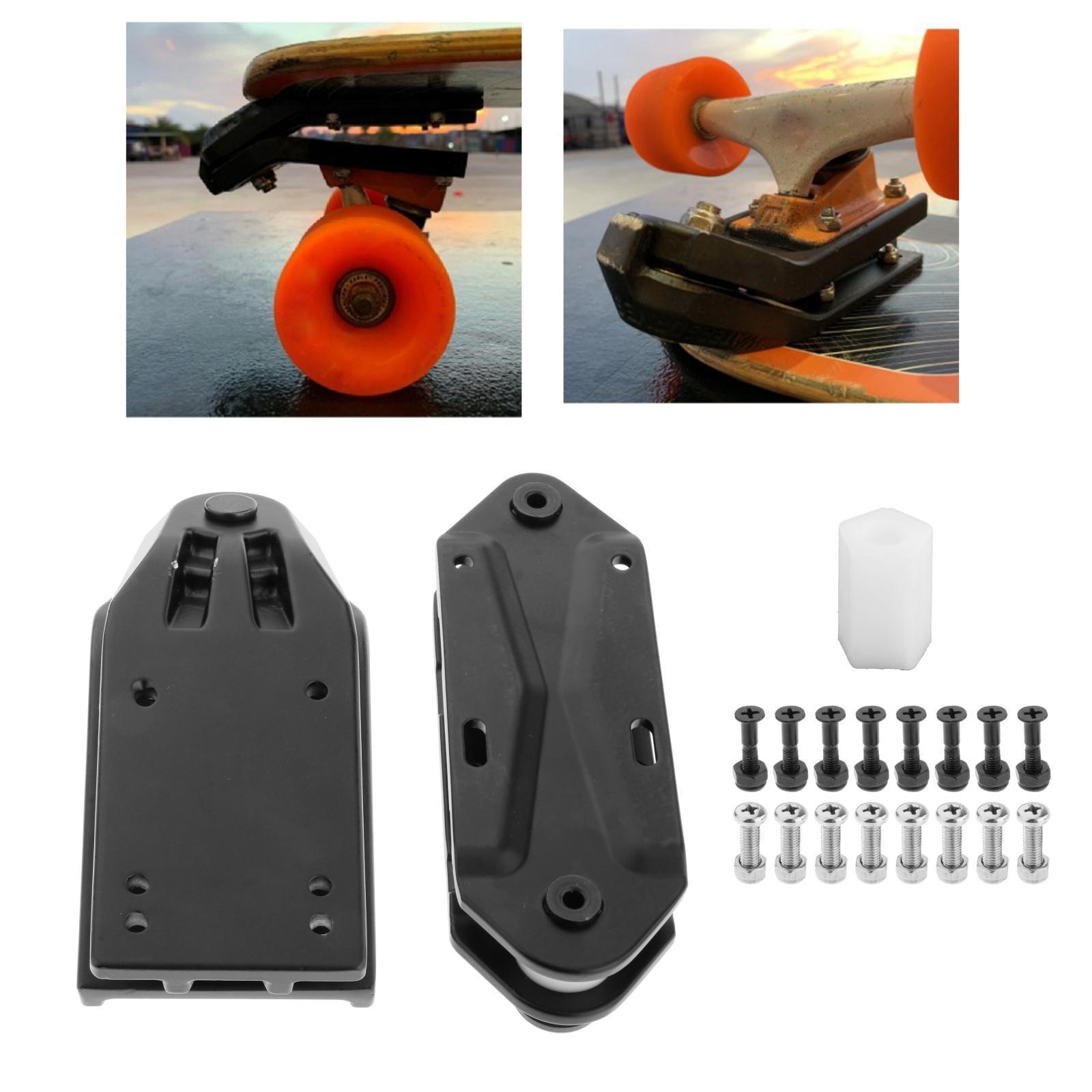 Skateboard Bridge Spring Bracket Surf and Surfboard Truck Black