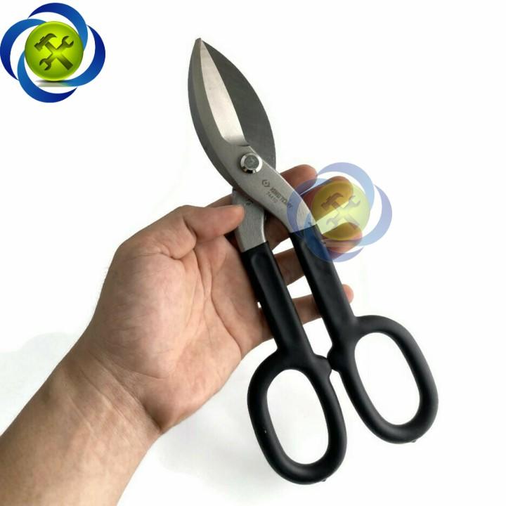 Kéo cắt tôn Kingtony 74410 loại thẳng dài 254mm tay quai màu đen