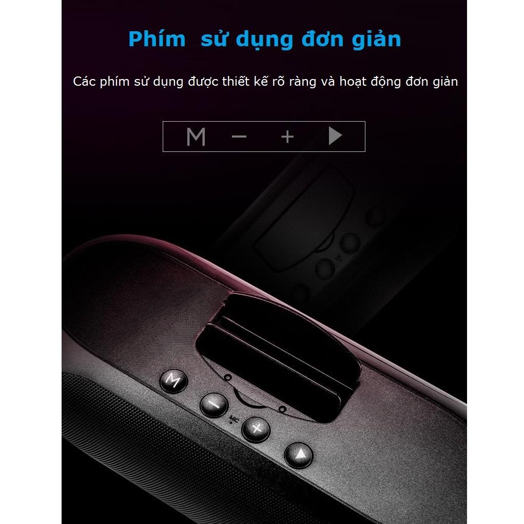 Loa bluetooth nghe nhạc bass mạnh công suất lớn kết nối không dây V6 hỗ trợ usb thẻ nhớ cổng 3.5