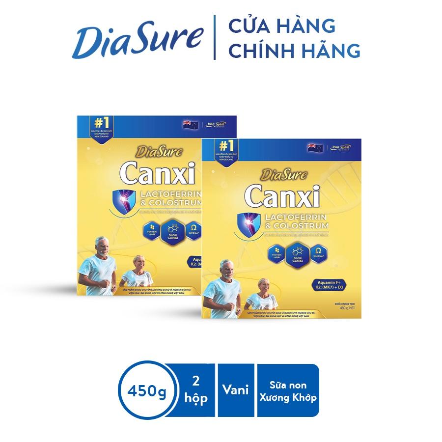 Sữa Diasure Canxi (COMBO 2 HỘP GIẤY 450G)