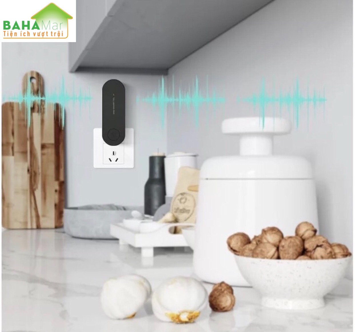 MÁY ĐUỔI TRÙNG - XUA MUỖI BẰNG SÓNG SIÊU ÂM BAHAMAR đuổi trùng bằng sóng âm gây khó chịu cho muỗi trùng phải rời đi